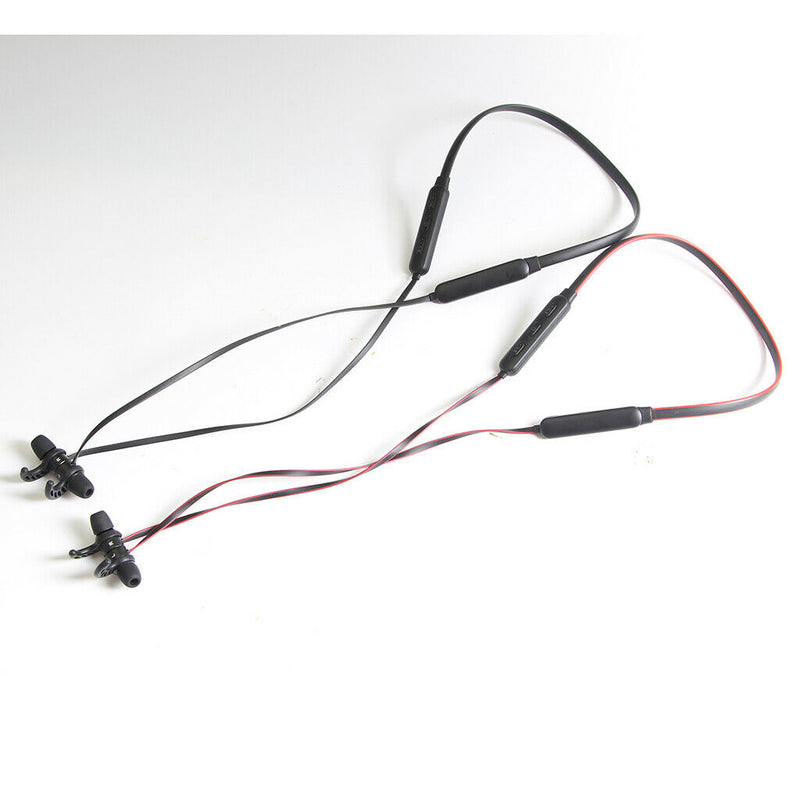 Sports Bluetooth Earphone Magnetic Earpiece Wireless Neck-hook Headset black
