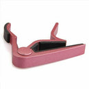 Metal Quick Change Key Capo Clamp for Acoustic Electric Guitar Pink