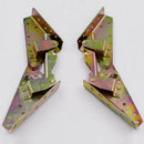 1 Pair 3-Position Angle Mechanism Hinges For Home Bed Bedding Sofa DIY Bronze