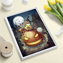 Diamond Painting Halloween Pumpkin Full Round Drill Cross Stitch (WX438)