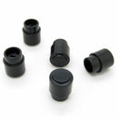 Guitar Toggle Switch Cap Tip Push On Top Hat Round Black Parts Pack Of 5 U8V2