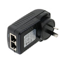 48V0.5A Poe&LAN Injector Ethernet Power Supply Switch AU Plug Adapter for IP