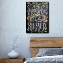 Letter Blessed Full Drill Diamond Painting Cross Stitch DIY Embroidery Kit