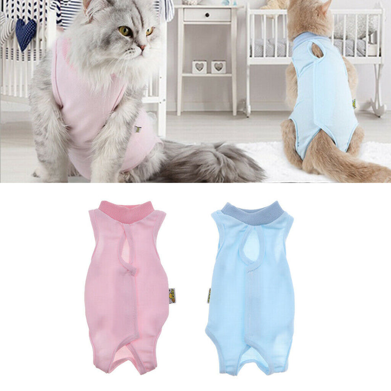 2 Pcs Medical Pet Shirt Dog Cat Operation Wound Dressing Recovery Body Suit