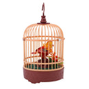 ElectricToys Singing Sounding Birds with Birdcage Electric Parrot Birds Toys