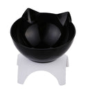 2Pieces Cat Elevated Bowls Eco-friendly Raised