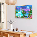 Diamond Painting Horse Wonderland DIY Full Round Drill Wall Picture 40x30cm