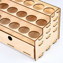 DIY Wooden Paint Rack Ink Storage Organizer 15-grid with drawer organizer