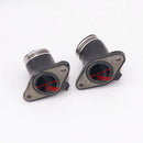 1 Pair Carburetor Intake Pipe Manifold and Clamp for Yamaha V Star XVS650