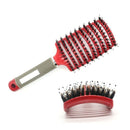 comb Hair Brush Curved Hairbrush for Thick Hair Red O5A4