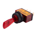 4PC 12V DC 20A LIGHT ILLUMINATED TOGGLE SWITCH CONTROL CAR BOAT DASH SPST O Q9N2