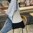 Japanese Style Pleats Please Casual Tote Bag Canvas Large Capacity Me Shoul