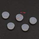 5 Pieces Silicone Flute Soft Rubber Flute Plugs Open