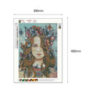 5D DIY Full Drill Diamond Painting Butterfly Girl Cross Stitch Embroidery