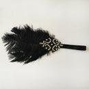 1 Piece 1920s Flapper Headband Ladies Fancy Dress Accessory 20s   Black