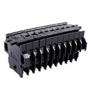 600V 10A 10 Position Double Level Screw Terminal Block Strip