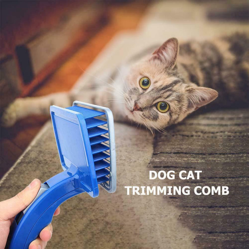 Cat Dog Hairbrush Comb Pet Fur Shedding Tool Brush Grooming Hair Accessory