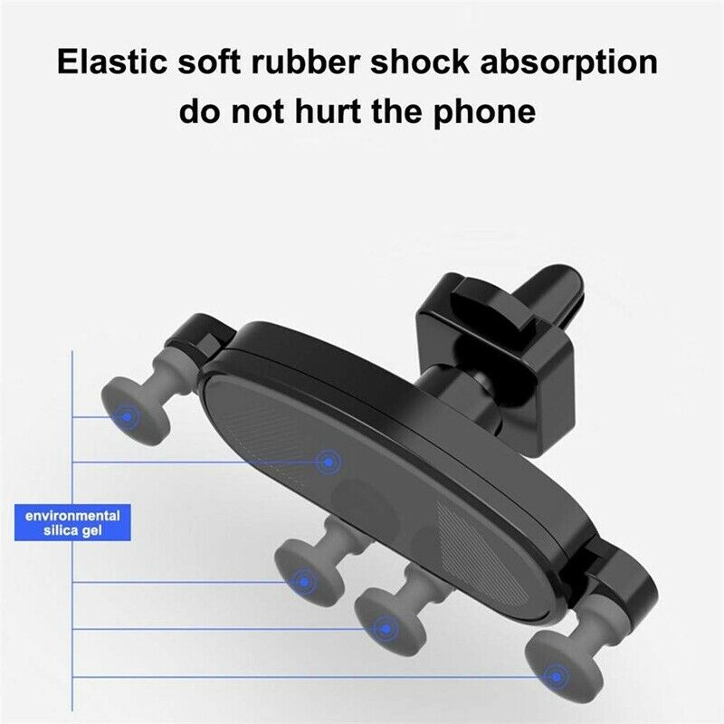 Car Phone Holder, Universal Gravity Auto-Retractable Air Vent Cell Phone Ho Q4E4