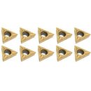 10 Pack TCMT 16T304 Lathe Inserts Tungsten Steel Processing Milling Parts