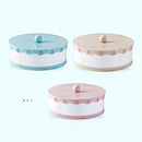 Party Snacks Serving Tray With Lid Multi Sectional Snack Bowls Snack Contai W2D5