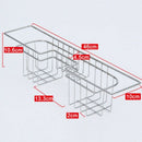 Stainless Steel Kitchen Tray Dish Drainer Drying Rack Sink Holder Basket Kn