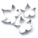 3pc Stainless Steel Maple Leaf Cake Decorating Tool Fondant Baking Mold Coo A6C7