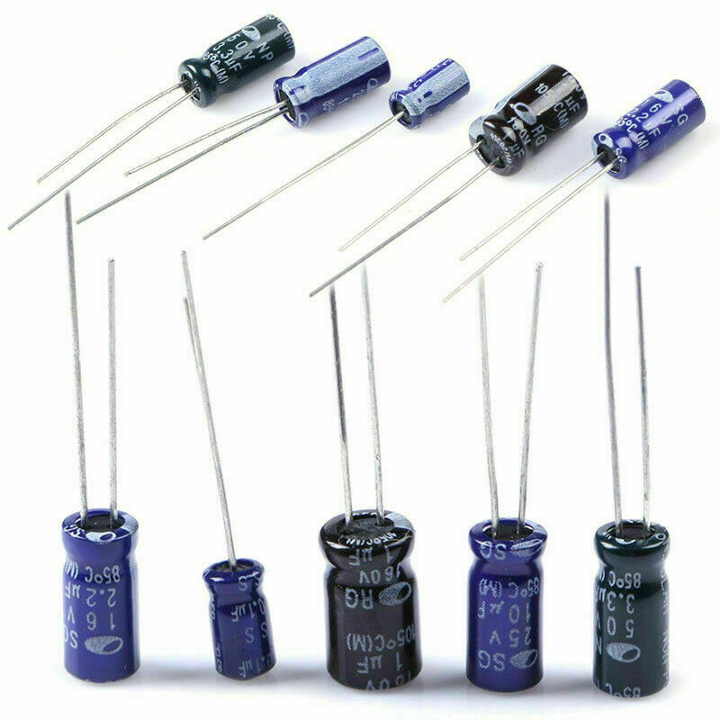 120x 12 Types 0.1UF-220UF High Frequency LOW ESR Radial Capac A1Y5 Electrol J9J9