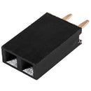 16pcs Straight Single Row 2.54mm Pitch 2 Pins Connector Female Header H4T4