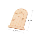 5pcs Wooden Christmas Fairy Door Embellishments Craft Ornaments##FBJBTOCA
