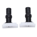 2pcs DIY Plastic Toilet Seat Screws Fixings Fit Toilet Seats Hinges Repair  I4H2