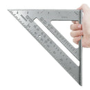7'' Aluminum Speed Square Triangle Ruler Protractor Miter Framing Measuring JFS