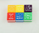 6x Teachers Self Inking Stamper Reward Stamps Praise Motivation Sticke ME