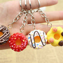 Sweet Cake Keychain Pendant Bread Food Keyring Gift  Bag Purse Key Chain Jewe LJ