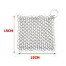Ringer Stainless Steel Big Chain Mail Cast Iron Skillet Cleaner " Scrubber