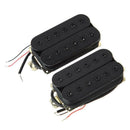 2 Pieces Black Guitar  Pickups Double Coil Pickup Screw Guitar Part
