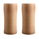 2 Pack Natural Solid Wooden Cup,Handmade Nordic Style Wood Cup,Outdoor Cup