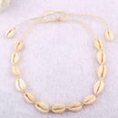 Women Beach Sea Shell Cowrie Pendant Choker Necklace Anklet Bracelet Jewelry