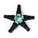 5x Newest 5.5x2.1mm female jack dc power adapter connector plug for cctv ca3C