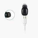 Invisible Bluetooth 5.0 Wireless Headset for Workout Gym Running Black