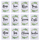 12pcs 1-12 Baby Monthly Stickers Pregnant Women Milestone Memory Photo Prop A