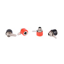 10Pcs 4mm Banana Panel Socket Test Probe Binding Post Nut Plug Jack Connector 3C