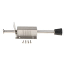 Stainless Steel Foot Operated Door Stop Stopper Spring Stay Door Holder 20cm