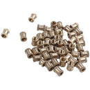 Injection Molding 3mm x 5mm x 4mm Fittings Knurl Thread Inserts 50 Pcs