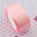 2Rolls 22m Single Face Satin Ribbon Bow Making Gift Wrap Crafts Trimming GUV