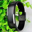 Kid Boy Girl Sport Digital Wristwatch LED Electronic Bracelet Watch (Black)
