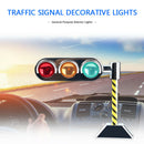 Car Ornaments Mini LED Traffic Lights Signals Auto Interior Decoration (B) A