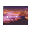 Outer Space Wall Tapestry Wall Hanging Bed Cover Throw Blanket 59x51 Inch