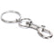 10X 25mm Lobster Clasp Ripple Keychain Split Ring Short Chain Key Ring DIY F Nw