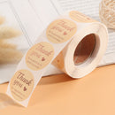 500 Pcs/roll  Thank you Stickers Seal Labels Wedding Party Decoration Sticke Hn