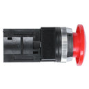 AC 600V 6A 38mm 1.5" Red Sign Momentary Mushroom Push Button Switch 1 NO 1  O3H9